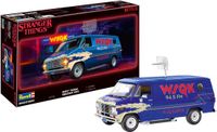 Revell Modelbouwpakket Militaire voertuigen - 07732 Stranger Things - GMC WSQK Squawk Van - Amerikaanse Bestelwagen Plastic - 1:25 - Modelbouw