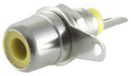 S-Impuls Cinch - prise encastrable, jaune