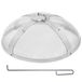 VEVOR Fire Pit Spark Screen Round 27 Inch, Reinforced Heavy Duty Steel Metal Cover, Outdoor Fire Pit Lid, Easy Open Top Screen Cover, Round with Ring Handle for Backyard, Patio