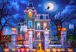 Bluebird Puzzle Puzzle La Maison d'Halloween - 1000 pièces de plaisir.