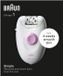 Braun Silk Epil 1 Epilator Transparant