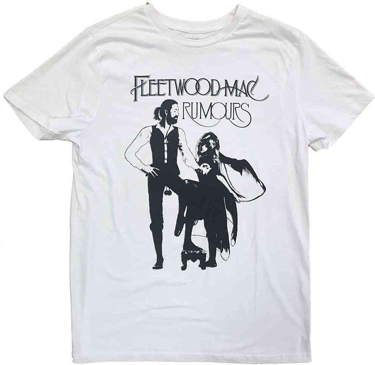 Rocks-Off Fleetwood Mac Heren Tshirt -L- Rumours Wit