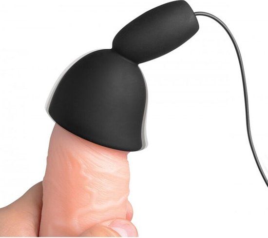 Trinity Vibes Deluxe Eikel Vibrator - Zwart