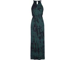 R.E.D. by EMP R.E.D. Rock-Engineered Design Groen-zwarte maxi jurk met batik patroon - Dames - XXL