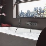 Hansgrohe VIVENIS 1 greeps - opbouw badmengkraan - zwart chroom