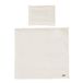 roba Babybeddengoed Seashells Oyster 80 x 80 cm - 2-delige set voor baby's - Biologisch katoen - GOTS en Oeko-Tex 100 gecertificeerd - Wit