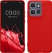 kwmobile telefoonhoesje geschikt voor Motorola Edge 60 Neo / Edge 50 Neo / ThinkPhone 25 - Back cover in klassiek rood