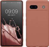 kwmobile telefoonhoesje geschikt voor Google Pixel 7a - Hoesje voor smartphone - In winter roze