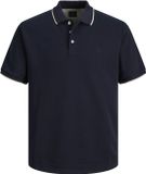 JACK&JONES JPRBLAETHAN DETAIL SS POLO JNR Jongens Polo Night Sky Maat 152