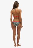 Superdry Triangelbikinitopje met print Dames Badpakken Groen Paisley Zebraprint Polyester Elastaan XS