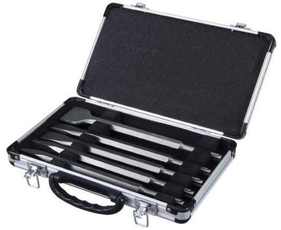 Makita SDS-Plus Beitelset D-42379 - 5-Delig - Aluminium Koffer
