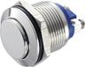 SELECT GOLD TRU COMPONENTS Vandalismebestendige druktoets 48 V/DC 2 A 1x uit/(aan) Moment IP65 Vernikkeld Kunststof 1 stuk(s)