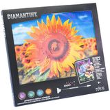 DIAMANTINY - Zonnebloem schilderij op nummer, meerkleurig, 32 x 30 x 2 cm, 96561