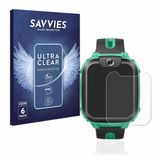 Savvies - Screenprotector voor Imoo Watch Phone Z1 - Folie Beschermfolie transparant 6 Stuks