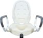 Wan GmbH Rehausse WC - Siège avec poignées - Assise sécurisée - Fixation réglable - 8 cm de hauteur - Blanc