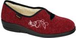 Fischer Dames Bordeaux Pantoffels Maat 39