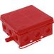 Wiska KA 012 RD Boîte de jonction (l x l x h) 86 x 86 x 41 mm Rouge IP55 1 pièce(s)