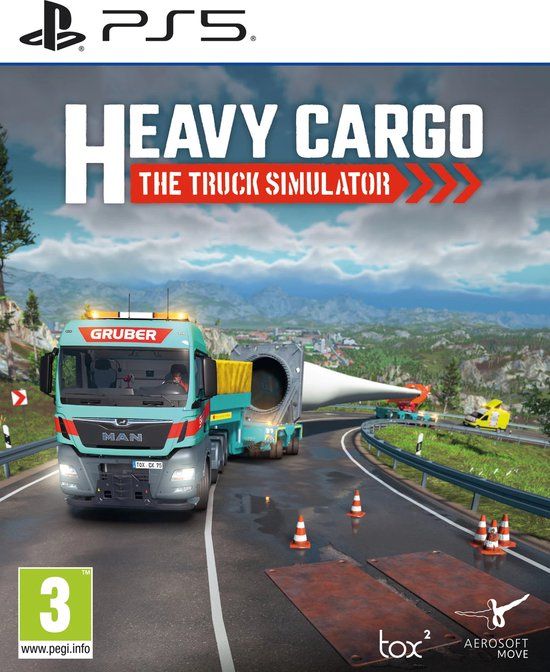 Playstation Games PS5 Heavy Cargo Simulator Standard Edition - PAL