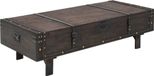 Maison Exclusive - Table basse en contreplaqué, style vintage, 120x55x35 cm