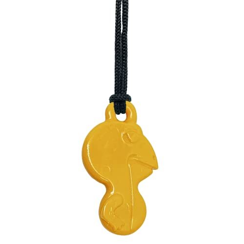 TalkTools Sensory Chew Necklace - Frog Mango ( Tough ) Tandjes en bijten Chewelry, helpt angst voor kinderen en volwassenen met ADHD en autisme te verminderen