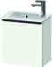 Duravit D-Neo wastafelonderkast 41x44x27.4cm Rechtsdraaiend 1 deur wit Mat de4259r1818