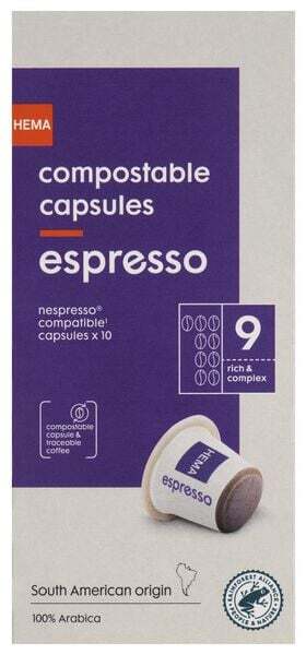HEMA Koffiecups Espresso - 10 Stuks