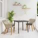 Maison Exclusive - Ensemble de jardin extérieur, 3 pièces, gris clair, en polyrotin tressé