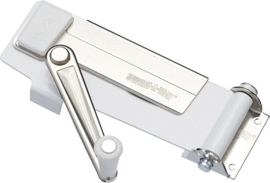 KitchenCraft Swing-A-Way Blikopener - Zilver/Wit