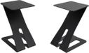Showgear Table Monitor Z-Stand Twee studiomonitor speaker tafelstatieven - zwart