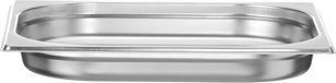 HENDI GN-container 1/2 – Budget Line – 2L – 325x265x40 mm – lichtgewicht roestvrij staal