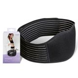 reer Mama steunriem, comfortabele, ademende zwangerschapsriem, met traploze klittenbandsluiting, extra lang en comfortabel