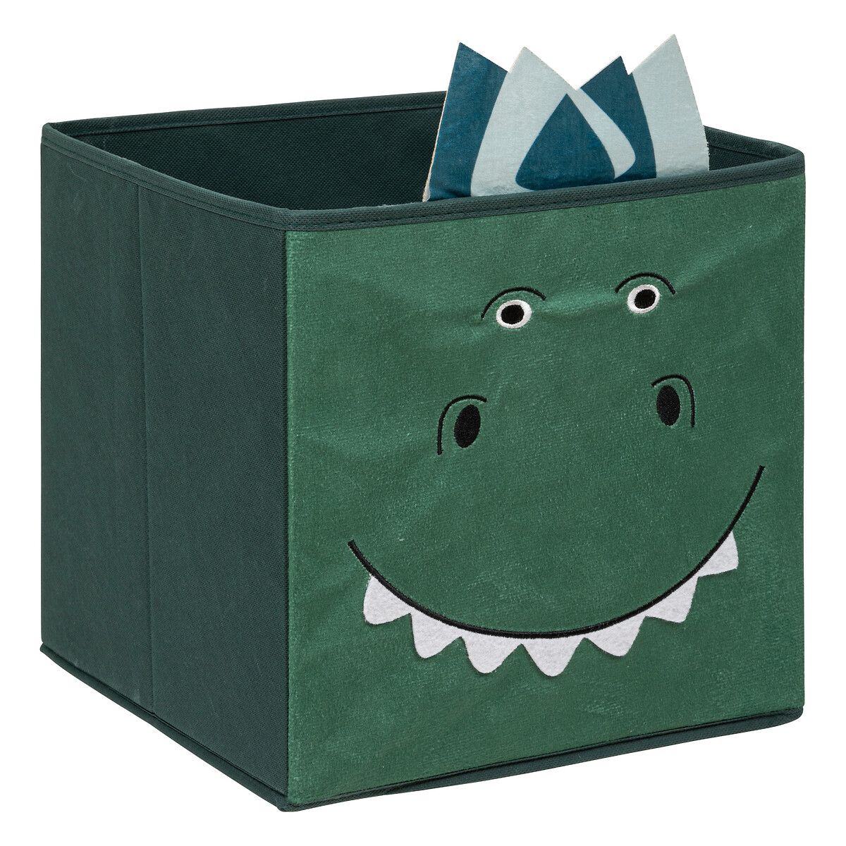Atmosphera Dino Opbergmand - Groen - 30x30cm - 29L