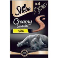 Sheba Zakje Romige Snacks kip 44x12 g