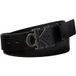 Calvin Klein Ck Enamel Buckle 40m Belt Black/black Enamel Matte Gunmetal Taille: 95