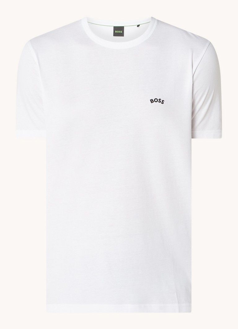 HUGO BOSS Tee Curved T-shirt with logo
