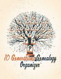 10 Generations Genealogy Organizer: Genealogy Notebook with Charts and Forms, Genealogy Workbook with Family Tree Chart - Family History Book