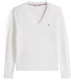 Tommy Hilfiger Dames Gebreide Trui Katoen/Polyamide XXL