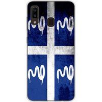1001 coques Samsung Drapeau martinique bedrukt siliconen hoesje compatibel met Samsung Galaxy A20, Samsung Galaxy A30