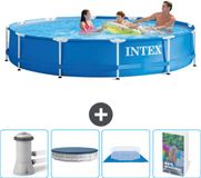 Intex Rond Frame Zwembad - 366 x 76 cm - Blauw