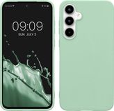 kwmobile telefoonhoesje geschikt voor Samsung Galaxy A55 5G - Hoesje voor smartphone - Back cover in mat mintgroen