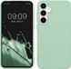 kwmobile telefoonhoesje geschikt voor Samsung Galaxy A55 5G - Hoesje voor smartphone - Back cover in mat mintgroen