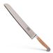 GÜDE Solingen Broodmes Links- en rechtshandig gesmeed, 32 cm, perenhout, ALPHA PEER, dubbele bolster, Handgemaakt Duitsland