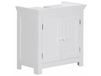 Meuble sous-lavabo à 2 portes en MDF, blanc