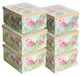 Bol 6 boîtes de rangement avec couvercle, carton, 39x50x24 cm, avec imprimé à pois