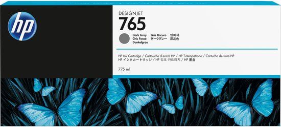 HP 765 - Inktcartridge / Donker Grijs / 775 ml (F9J54A)