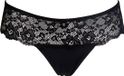 After Eden Recycle String en dentelle - Noir - Taille L