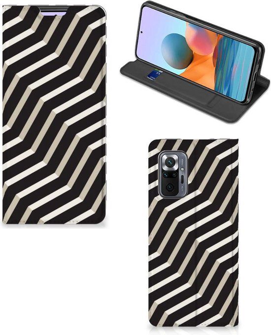 B2Ctelecom Telefoonhoesje met Pasjeshouder Xiaomi Redmi Note 10 Pro - Illusion