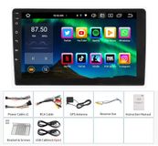 Autoradio - Écran tactile double DIN de 9 pouces - 2 Go de RAM + 16 Go de stockage - Android - Navigation GPS - Commande au volant