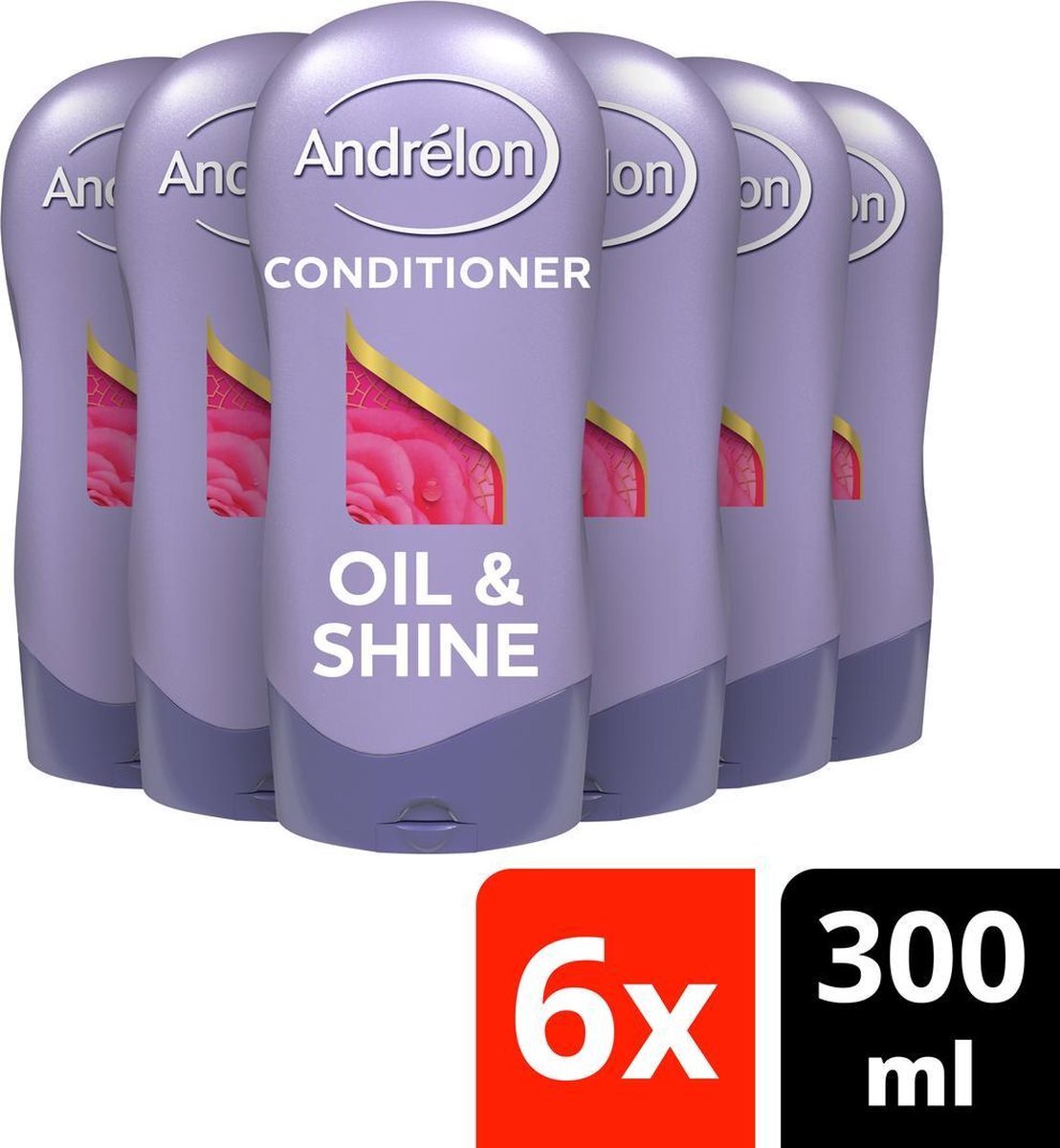 Andrélon Oil & Shine Special Conditioner - 6 x 300 ml - Voordeelverpakking