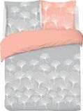 VISION home VISION Ginko Dekbedovertrekset Lits-jumeaux 240x220 cm Antraciet / Grijs